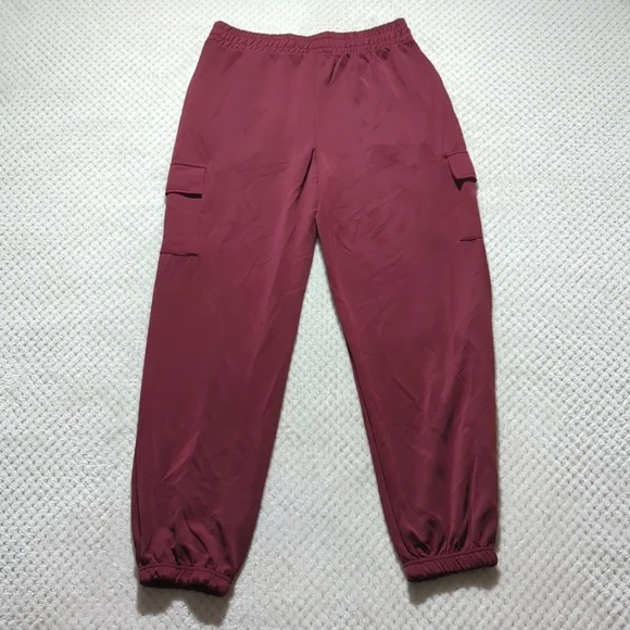 Happily Grey Modal Velour Cropped Hoodie And High Waisted Cargo Jogger Set - Picture 16 of 16